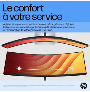 HP Écran incurvé DQHD E45c G5 Écran incurvé DQHD HP E45c G5  (6N4C1E9)
