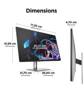 HP Écran Z32k G3 4K USB-C Écran HP Z32k G3 4K USB-C  (50U19E9)