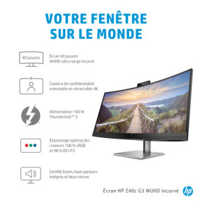 HP Écran Incurvé Z40c G3 WUHD Écran Incurvé HP Z40c G3 WUHD (3A6F7E9)