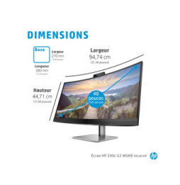HP Écran Incurvé Z40c G3 WUHD Écran Incurvé HP Z40c G3 WUHD (3A6F7E9)