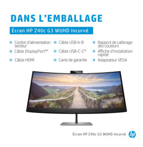 HP Écran Incurvé Z40c G3 WUHD Écran Incurvé HP Z40c G3 WUHD (3A6F7E9)