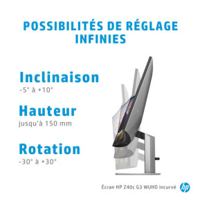 HP Écran Incurvé Z40c G3 WUHD Écran Incurvé HP Z40c G3 WUHD (3A6F7E9)