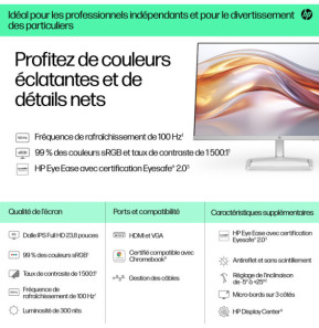 HP Series 5 23.8 inch FHD Monitor - 524sf  Series 5 23.8 inch FHD Monitor - 524sf  (94C17AA)