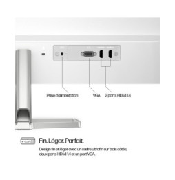 HP Series 5 27 inch FHD White Monitor - 527sw  Series 5 27 inch FHD White Monitor - 527sw  (94F46AA)