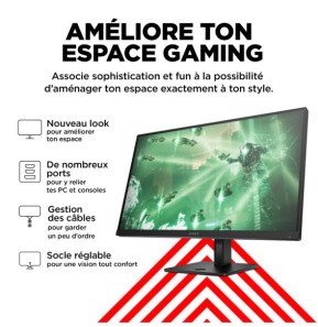 HP OMEN by HP Écran gamer QHD 165 Hz OMEN 27 pouces - OMEN 27q Écran gamer QHD 165 Hz OMEN 27 pouces - OMEN 27q  (780H4E9)