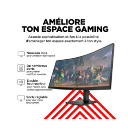 HP OMEN by HP Écran gamer incurvé WQHD 165 Hz OMEN 34 pouces - OMEN 34c (780K8E9)