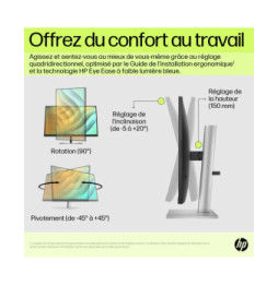HP Écran USB-C QHD E27u G5 Écran USB-C QHD HP E27u G5  (6N4D3AA)