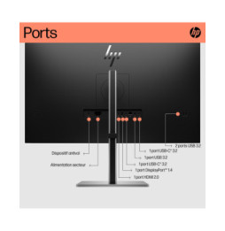 HP Écran USB-C 4K E32k G5 Écran USB-C 4K HP E32k G5  (6N4D6AA)