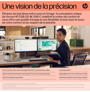 HP Écran USB-C 4K E32k G5 Écran USB-C 4K HP E32k G5  (6N4D6AA)