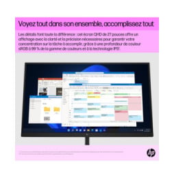 HP Écran QHD E27q G5 Écran QHD E27q G5 HP  (6N6F2AA)