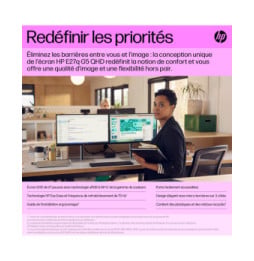 HP Écran QHD E27q G5 Écran QHD E27q G5 HP  (6N6F2AA)
