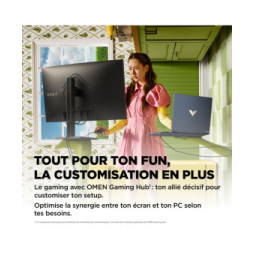 HP OMEN by HP Écran gamer incurvé QHD 165 Hz OMEN 31,5 pouces - OMEN 32c (780K6AA)