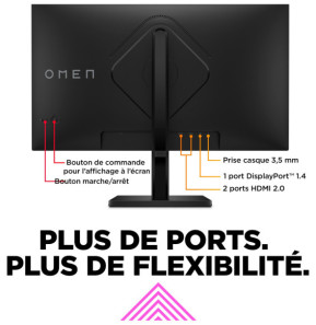 HP OMEN by HP Écran gamer QHD 165 Hz OMEN 27 pouces - OMEN 27q Écran gamer QHD 165 Hz OMEN 27 pouces - OMEN 27q  (780H4AA)