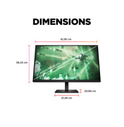 HP OMEN by HP Écran gamer QHD 165 Hz OMEN 27 pouces - OMEN 27q Écran gamer QHD 165 Hz OMEN 27 pouces - OMEN 27q  (780H4AA)