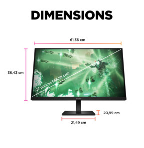 HP OMEN by HP Écran gamer QHD 165 Hz OMEN 27 pouces - OMEN 27q Écran gamer QHD 165 Hz OMEN 27 pouces - OMEN 27q  (780H4AA)