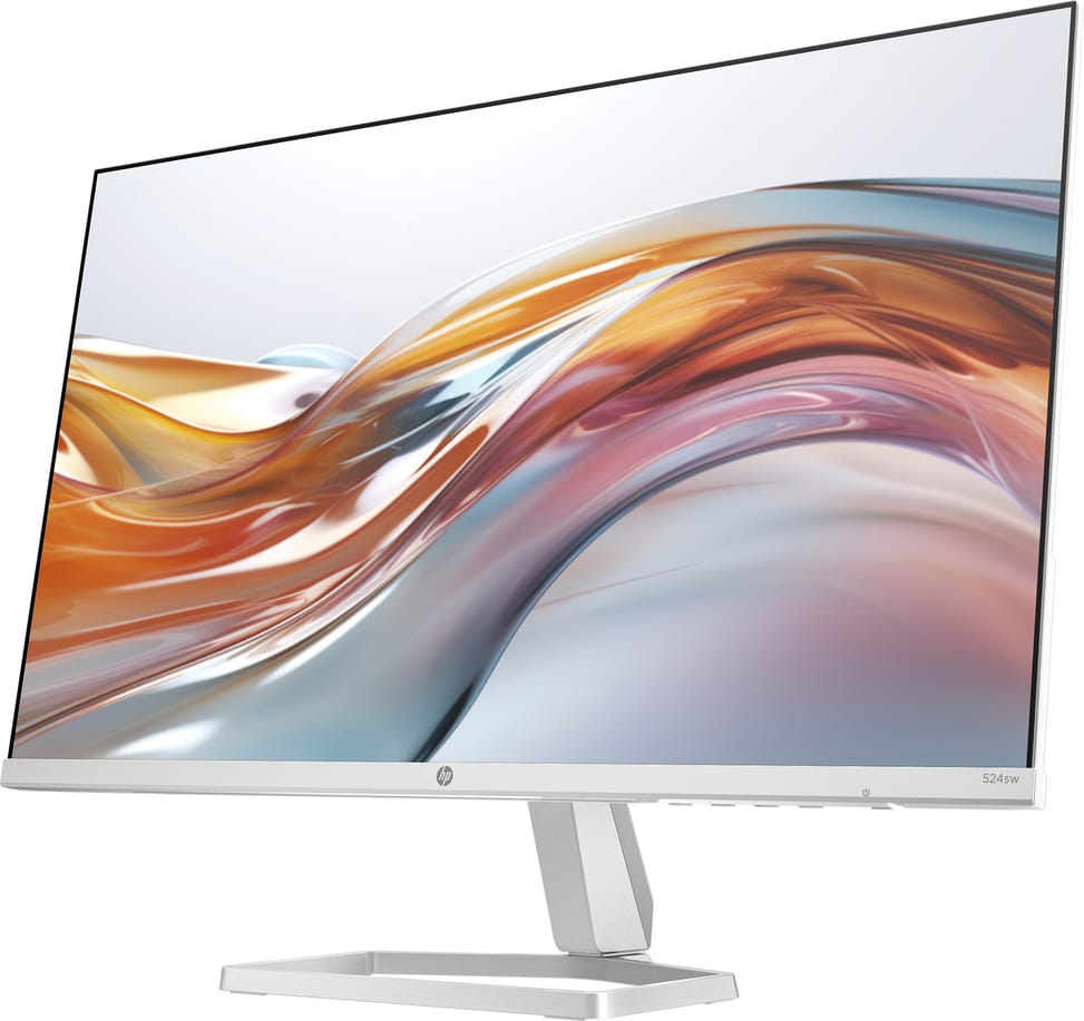 HP Series 5 23.8 inch FHD White Monitor - 524sw  Series 5 23.8 inch FHD White Monitor - 524sw  (94C21AA) — image 2
