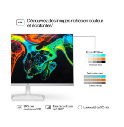 HP Series 5 23.8 inch FHD White Monitor - 524sw  Series 5 23.8 inch FHD White Monitor - 524sw  (94C21AA)