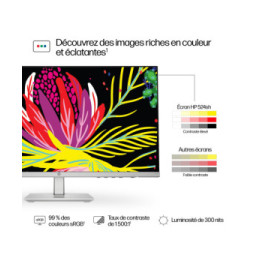 HP Series 5 23.8 inch FHD Height Adjust Monitor - 524sh  Series 5 23.8 inch FHD Height Adjust Monitor - 524sh  (94C19AA)