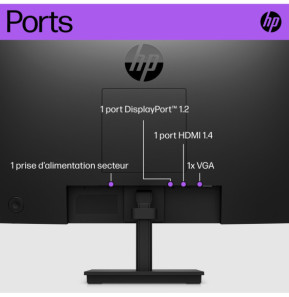 HP Écran FHD V22i G5 Écran FHD V22i G5 HP  (6D8G8AA)