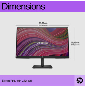 HP Écran FHD V22i G5 Écran FHD V22i G5 HP  (6D8G8AA)