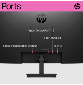 HP Écran FHD V24ie G5 Écran FHD V24ie G5 HP  (6D8H0AA)