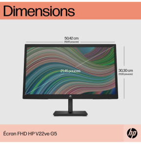 HP Écran FHD V22ve G5 Écran FHD HP V22ve G5  (6D8G2AA)