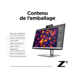 HP Écran de conférence Z24m G3 QHD Écran de conférence HP Z24m G3 QHD  (4Q8N9AA)