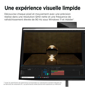 HP Écran de conférence Z24m G3 QHD Écran de conférence HP Z24m G3 QHD  (4Q8N9AA)
