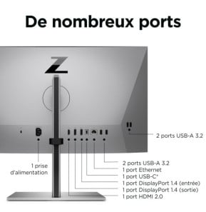 HP Écran de conférence Z24m G3 QHD Écran de conférence HP Z24m G3 QHD  (4Q8N9AA)