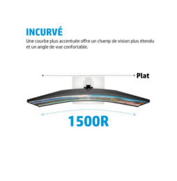 HP Écran de conférence E34m G4 WQHD Incurvé Port USB-C Écran de conférence HP E34m G4 WQHD Incurvé Port USB-C  (40Z26AA)