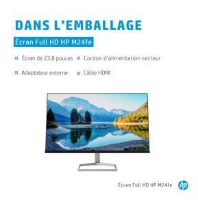 HP Écran FHD M24fe Écran FHD HP M24fe  (43G27AA)