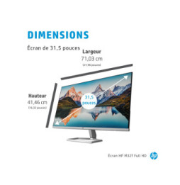 HP Écran Full HD M32f Écran Full HD HP M32f  (2H5M7AA)