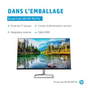HP Écran FHD M27fe Écran FHD HP M27fe (43G45AA)