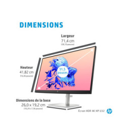HP Écran HDR U32 4K Écran HDR HP U32 4K (368Y5AA)