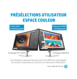 HP Écran HDR U32 4K Écran HDR HP U32 4K (368Y5AA)