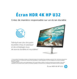 HP Écran HDR U32 4K Écran HDR HP U32 4K (368Y5AA)