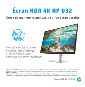 HP Écran HDR U32 4K Écran HDR HP U32 4K (368Y5AA)