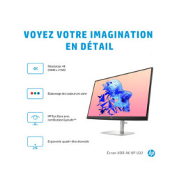 HP Écran HDR U32 4K Écran HDR HP U32 4K (368Y5AA)