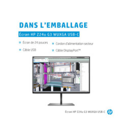 HP Écran Z24u G3 WUXGA USB-C Écran HP Z24u G3 WUXGA USB-C  (1C4Z6AA)