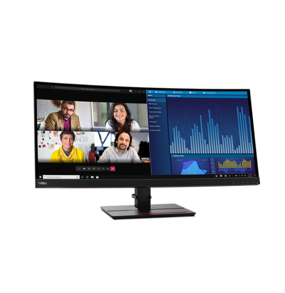Lenovo ThinkVision P34w-20 LED display 86,7 cm (34.1") 3440 x 1440 pixels Wide Quad HD Noir (63F2RAT3EU)
