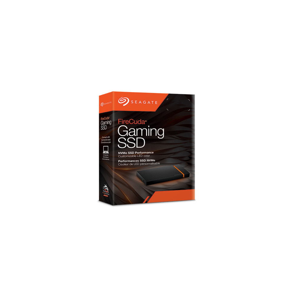 Seagate FireCuda 1 To Noir Gaming SSD, 1TB, NVMe, USB 3.2 Type-C  (STJP1000400)