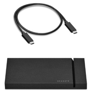 Seagate FireCuda 1 To Noir Gaming SSD, 1TB, NVMe, USB 3.2 Type-C  (STJP1000400)