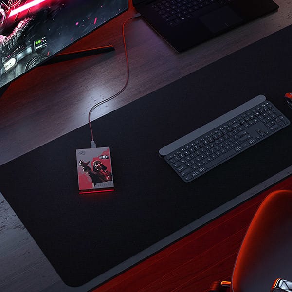 Seagate Game Drive Darth Vader™ Special Edition FireCuda disque dur externe 2 To Noir, Rouge (STKL2000411) — image 4