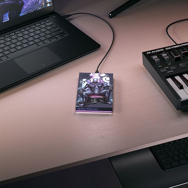 Seagate FireCuda King of Wakanda Special Edition disque dur externe 2 To Multicolore (STLX2000400) — image 5