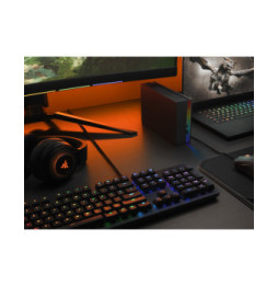 Seagate FireCuda Gaming Hub disque dur externe 16 To Noir 16 To, USB 3.0, 49.2x206x128 mm  (STKK16000400)