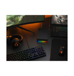 Seagate FireCuda Gaming Hub disque dur externe 8 To Noir 8 To, USB 3.0, 49.2x206x128 mm  (STKK8000400)