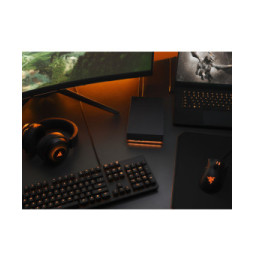 Seagate FireCuda Gaming Hub disque dur externe 8 To Noir 8 To, USB 3.0, 49.2x206x128 mm  (STKK8000400)