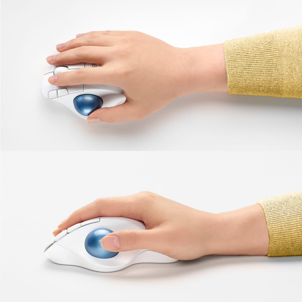 Logitech ERGO M575 Trackball 5 buttons, Bluetooth, Trackball, 400 - 2000 Dpi, 100 x 134 x 48 mm, 145 g  (910-005870) — image 3