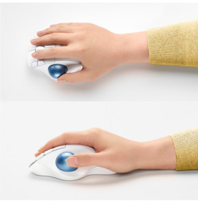 Logitech ERGO M575 Trackball 5 buttons, Bluetooth, Trackball, 400 - 2000 Dpi, 100 x 134 x 48 mm, 145 g  (910-005870)