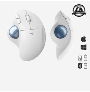 Logitech ERGO M575 Trackball 5 buttons, Bluetooth, Trackball, 400 - 2000 Dpi, 100 x 134 x 48 mm, 145 g  (910-005870)